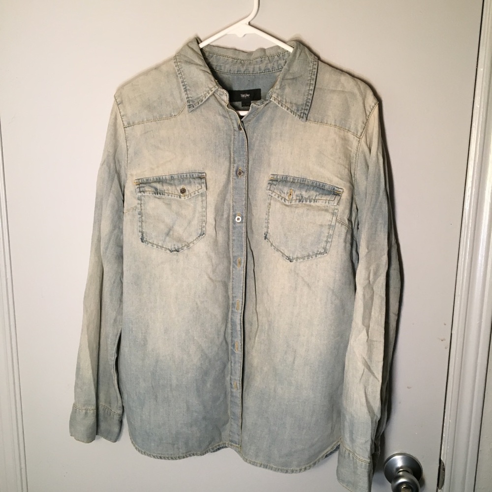 Lightweight jean jacket/button up shirt
